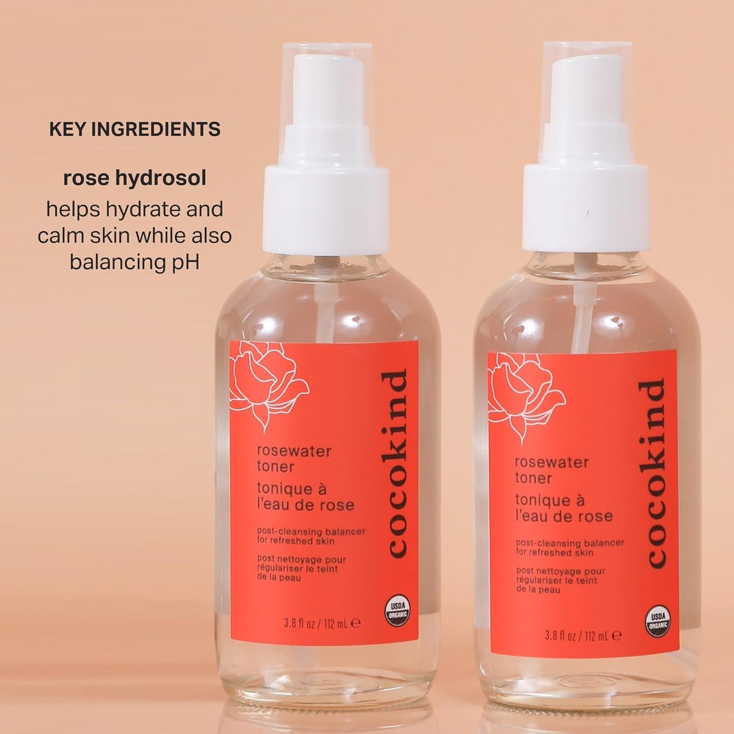 Rosewater Facial Toner by Cocokind