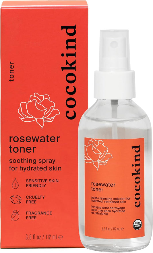Rosewater Facial Toner by Cocokind